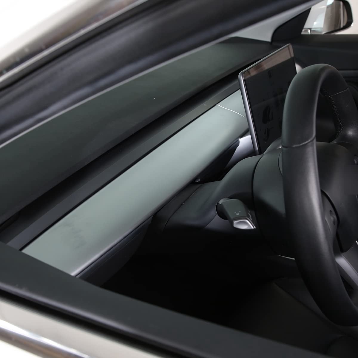 TINKI Central Control Dashboard Panel Trim Cover Fit for Tesla Model 3 2017 2018 2019 2020 2021,Dash Cover Wrap Cap,ABS,2PCS