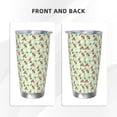 thumbnail image 3 of Rateoe Flower With Ladybug Printed Car Guy Gifts for Men Women Tumbler - 20oz/590ml Double Wall Vacuum Insulated Stainless Steel Travel Tumbler Cups with Lid & Straw-Without Straw, 3 of 8