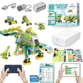thumbnail image 1 of makerzoid Coding Robot Toy for Kids 6+, 100+ in 1 APP Control Robots Building Toys, Programmable Scratch Coding Kit with 23 Video Courses,Birthday To, 1 of 6