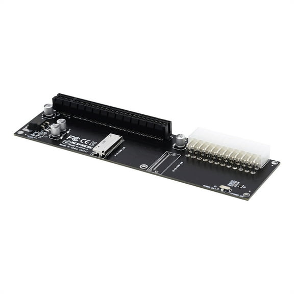 FVH 8x Oculink SFF-8612 8611 to PCIE PCI-Express 16x Adapter with ATX 24pin Power Port for Mainboard Graphics Card