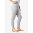 thumbnail image 2 of Roaman's Women's Plus Size Petite Plus Size Essential Stretch Ankle Length Pull-On Legging, 2 of 6