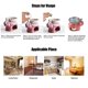 thumbnail image 4 of Home Ceramic Aromatherapy Burner Aroma Essential Oil Furnace Decoration with Candle HolderPink, 4 of 5