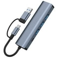 thumbnail image 4 of Adaptador USB C Multipuerto Perfke Estación de Acoplamiento Adaptador LAN Gigabit Ethernet de Aluminio, 4 of 9