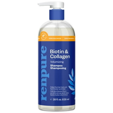 Renpure Biotin & Collagen Thickening Shampoo, for All Hair Types, 28 oz