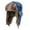 Blue, variant on Plaid Aviator Trapper Hat Trooper Ear Flaps Ushanka Eskimo Bomber Russian Cold