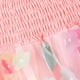 thumbnail image 5 of Gibobby Pañalero de algodón con volantes de tul floral de color degradado sin mangas para niñas pequeñas Bodis recién nacidos(Rosa, 6-9 Meses), 5 of 5
