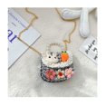 thumbnail image 1 of Bolso de mensajero para niñas, bolso pequeño, bolso decorativo de moda para niñas pequeñas, monedero para bebés de otoño e invierno, lindo bolso de mano, 1 of 6