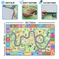 thumbnail image 5 of YJ.GWL Kids Play Mat Educational & Fun Learning Rug Soft Animal Print Area Rugs Carpet for Children Room Bedroom Playroom,Green & Colorful,3x5 Feet, 5 of 8