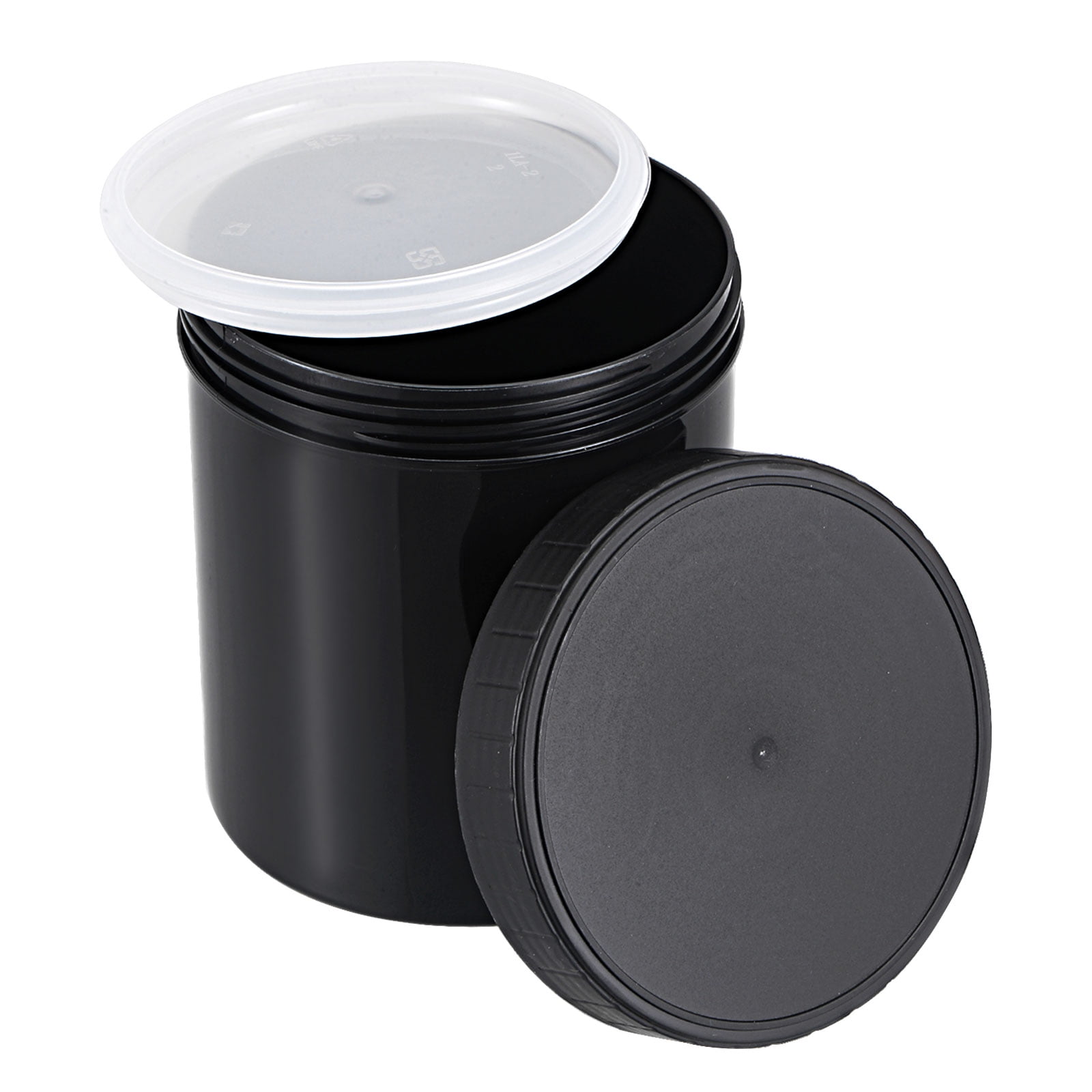 Uxcell Empty Plastic Paint Pail with Sealing Lid 0.26Gallon/1000mL