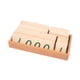 thumbnail image 4 of Tarjetas numéricas Montessori con caja para el aprendizaje preescolar de matemáticas. L Madera, 4 of 9