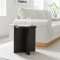 thumbnail image 2 of Coffee Sofa Side Table, Black, Wood, Round, Living Kitchen Cafe Bistro Hospitality Restaurant, Modern Contemporary HB36259, 2 of 8