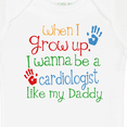 thumbnail image 4 of Inktastic Cardiologist Like Daddy Boys or Girls Baby Bodysuit, 4 of 5