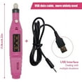 thumbnail image 2 of Electric Nail Burr Manicure Set, 6 In 1 Usb Electric Manicure Set, Polishing Tools Nail Clippers Set For Callus Removal, 2 of 7