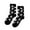 A, variant on Thick Crew Socks For Women Warm Knit Mid Calf Socks Leopard Print Winner Ankle Socks Gray