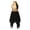 Black, variant on YEAHDOR Girls Metallic Overlay Lyrical Praise Dance Dress Teens Chiffon Patchwork Liturgical Worship Costume Red 8
