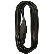 Woods 5601 Black 16/3 25-Foot SJTW Indoor Office Extension Cord, UL Listed