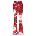 thumbnail image 5 of LEBONYARD Wide Leg High Waist for Women,Womens Pants Clearance Clothes under $5,Women Tight Fitting Hip Hugging Shapewear Striped Flared Pants Yoga Pants Multicolor XXL, 5 of 5