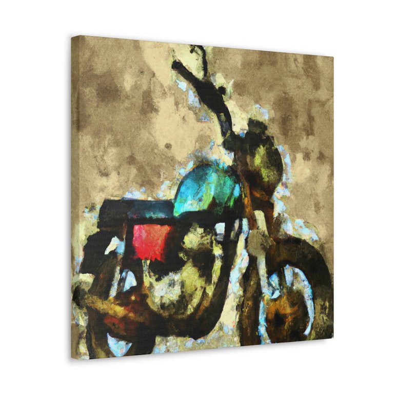 Ride On Retro Motorcycle - Canvas - Walmart.com
