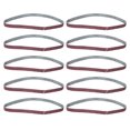 GXK51B 10 PCS Abrasive Tool, Sanding Belt, Circular Aluminum Oxide