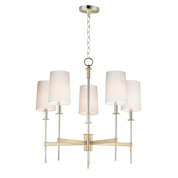 32395OFSBRPN Maxim Lighting Uptown-Five Light Chandelier-26 Inches wide by 26 inches high     -Traditional Installation