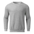 Entyinea Mens Sweatshirts No Hood Casual V Neck Hoodies Oversized