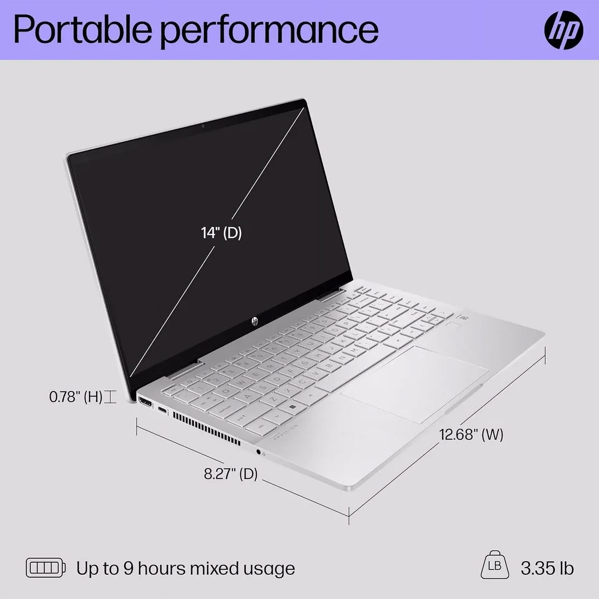 HP Pavilion x360 14 inch Laptop, FHD Touchscreen, 13th Generation Intel Core i3-1315U, 8 GB RAM, 256 GB SSD, Intel UHD Graphics, Windows 11 Home, 14-ek1099nr (2024) - Walmart.com HP Pavilion x360 14 inch Laptop, FHD Touchscreen, 13th Generation Intel Core i3-1315U, 8 GB RAM, 256 GB SSD, Intel UHD Graphics, Windows 11 Home, 14-ek1099nr (2024) - Walmart.com