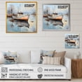 thumbnail image 4 of Designart "Winter Boat Appeal I" Boat Floater Framed Wall Decor, 4 of 5