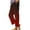 Red, variant on YUANGUANST Womens Dress Pants Women's Striped Design Loose Pocket Casual Pants Office Slacks