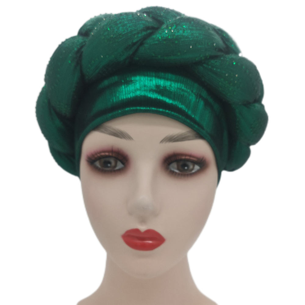 African Turban for Women Head Wrap Headscarf Head Scarf Braid Hair Cover Hat Braid