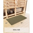 thumbnail image 2 of Waffle Bath Mat, Boho Bathroom Rugs Non Slip Washable Super Absorbent Quick Dry Farmhouse Bathroom Decor, 2 of 7