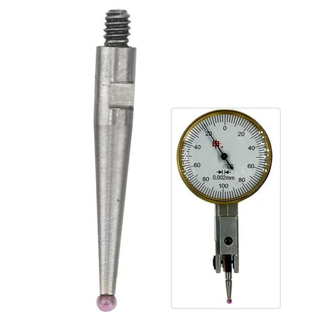 

Agatige Tungsten Steel/Ruby Head Dovetail Rails Dial Gauge Needle M1.4 Indicator Probe Dial Indicator Probe Dial Needle