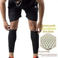 thumbnail image 2 of SIISLL Lightweight Adult Soccer Shin Guard, Silicone Black, 2 of 6