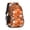 Basketball and Hoop, variant on Basketball and Text White Pattern Cute School Backpack Bag with Padded Back and Adjustable Shoulder Straps 16.9 X 12.6 X 5.9 Inches