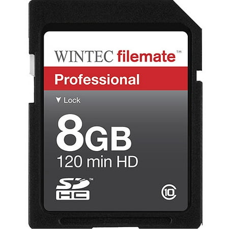 Wintec FileMate 8GB Professional SDHC Flash Memory Class 10