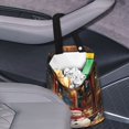 thumbnail image 3 of Yuyamidu Christmas Car Trash Bag Snowman Car Garbage Bags Foldable Auto Garbage Holder Portable Car Organizer and Storage Bag Accessories for Truck Sedan Van, 3 of 7