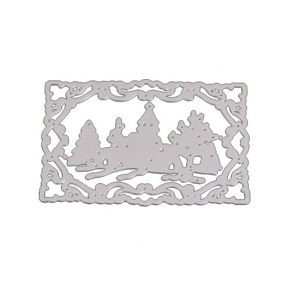 Pedty 1Xdiy Embossing Die,Christmas Deer Metal Dies Cuts for Card Making Stencil Diy Scrapbooking Card