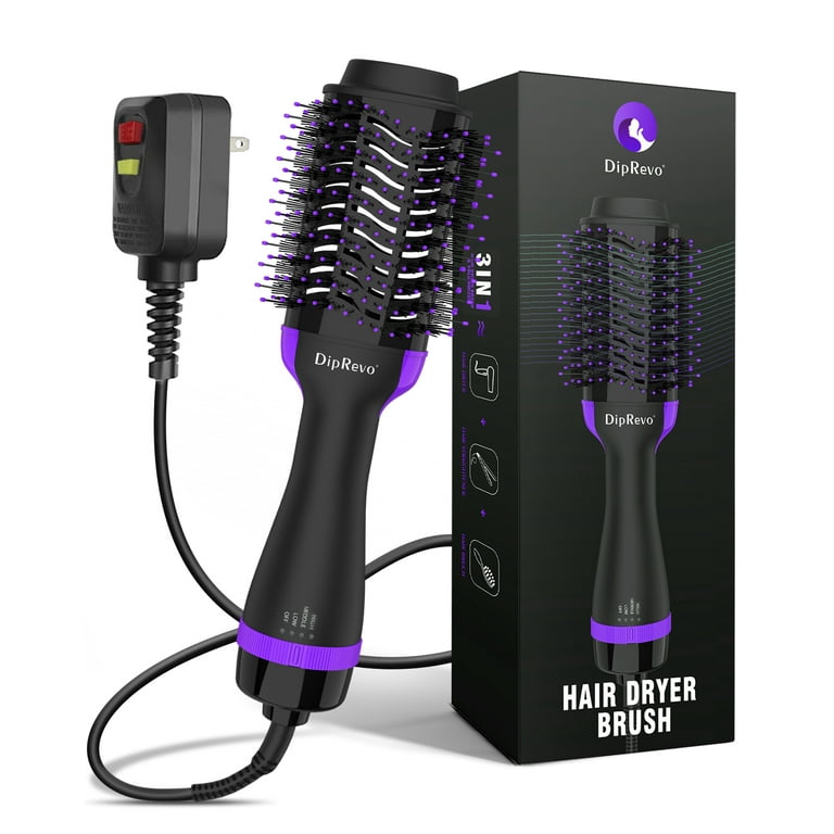 Revlon One-Step Hair Dryer & Volumizer Hot Air Brush, Purple