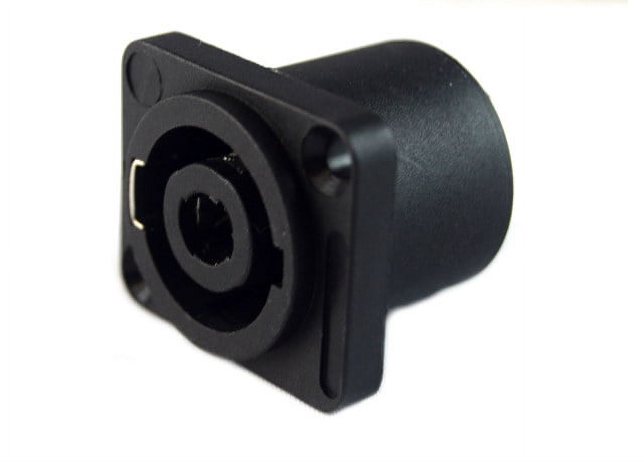 10) FEMALE SPEAKON SPEAKER CABLE 4 WIRE PANEL MOUNT AUDIO CONNECTORS TOTAL OF 10 - image 2 of 2
