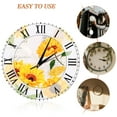 FENGGUIQU Clock Mechanism Kit, Black Plastic, Fine Texture, Simple ...