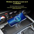 thumbnail image 2 of 15W Placa de Carga Inalámbrica para A6 C7 A7 S6 RS6 S7 RS7 2011-2018 Cargador de Teléfono Móvil Soporte USB Carga Rápida, 2 of 5