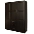 thumbnail image 2 of 100% Solid Wood Cosmo 3-Door Wardrobe, 2 of 5