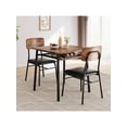 thumbnail image 1 of Qinaqin cm de Profundidadining Sala Set For 2 3Piece Moderno Mesa Anchoith Metálico Frame BuiltIn Almacenamiento Rack Space Saving Kitchen Padded, 1 of 6