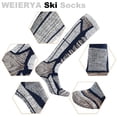 thumbnail image 3 of Ski Socks 2 Pairs Pack for Skiing, Snowboarding Performance Socks, 3 of 4