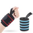 thumbnail image 4 of 2pcs Wrist Wraps For Weightlifting, 18 Inch Weight Lifting Wrist Straps For Men Women, 4 of 5