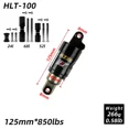 thumbnail image 5 of HTL-100 Mountain Bike Rear Shocks / 125/150/165 / 185mm 850/1000 Lbs Aluminum Alloy Spring Shock for E-bike Snowmobile, 5 of 5