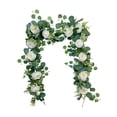 thumbnail image 2 of Guirnalda de eucalipto artificial, plantas colgantes, versátil y realista, 1,8 m de altura. Estilo C, 2 of 9