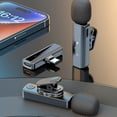 thumbnail image 3 of serony ABS Portable Wireless Lapel Mic delivering sound for Sound With 50m Transmission Distance Wireless Lavaliers Microphone, 3 of 6