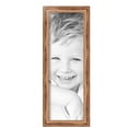 thumbnail image 2 of ArtToFrames 7" x 21" Honey Picture Frame, 7x21 inch Brown Wood Poster Frame (WOM-4085), 4 Pack, 2 of 7