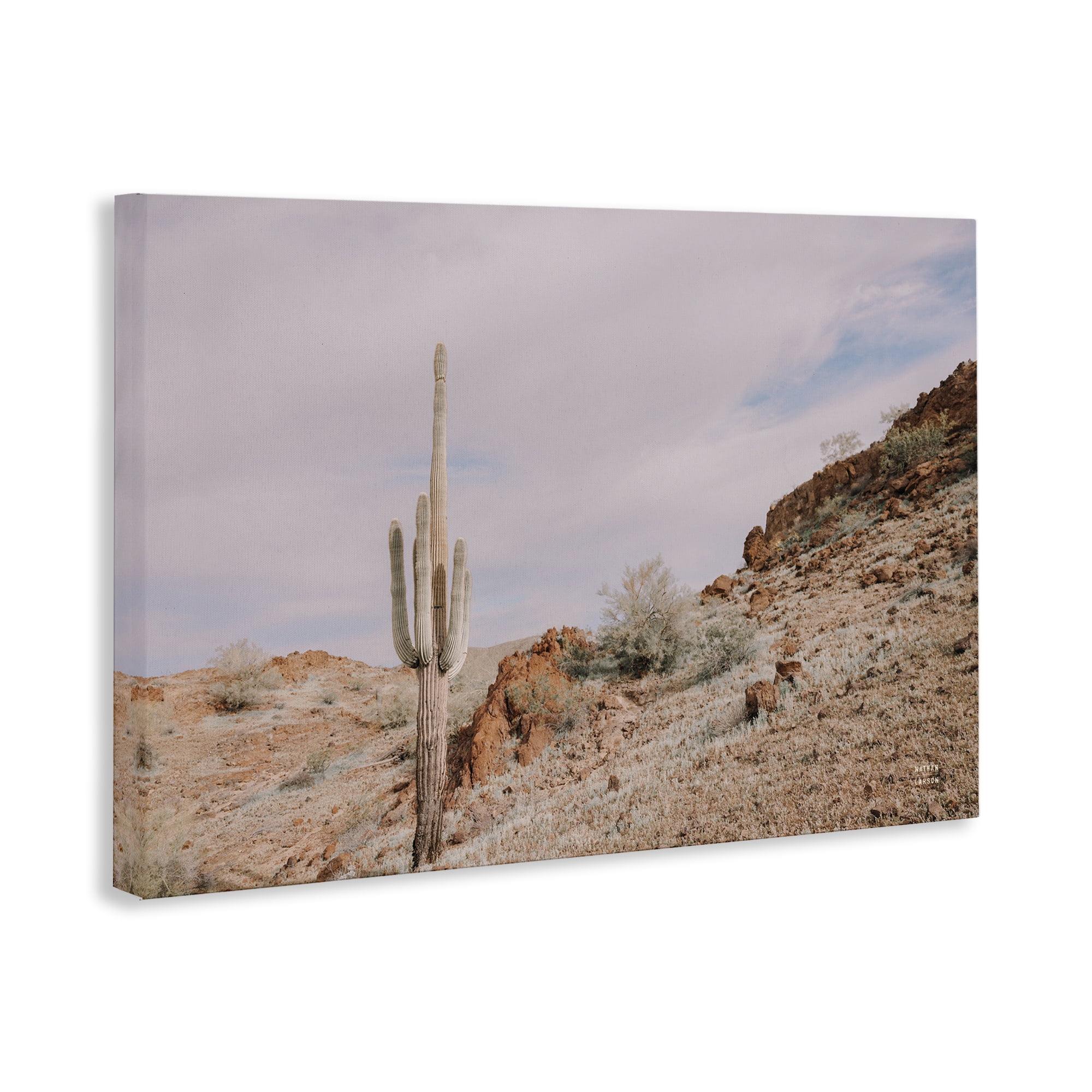 Stupell Industries The Climb Desertscape Landscape & Nature Photography Wrapped Canvas Art Print Wall Art, 36 x 24
