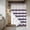 Purple, variant on Grey Stripe No Hook Shower Curtain Waterproof, Bathroom Curtains with Snap in Liners and See Through Top Window, Minimalist Farmhouse Striped Hotel Style Bathtub Curtains Shower 72"Wx72"L